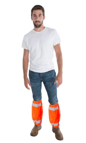 Cordova Hi-Vis Leg Gaiters, Orange Class E VLG100