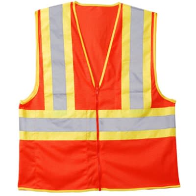 Cordova Safety Vest, Orange, Class 2, Zipper VZ250P