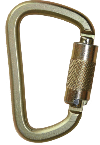 FrenchCreek Twistlock Carabiner, 1 inch 354-2Z