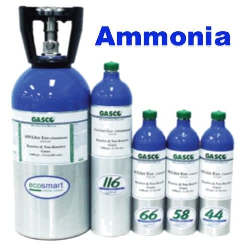 Gasco Ammonia Calibration Gas Mixture, EcoSmart