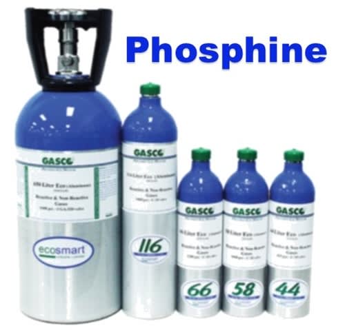 Gasco Phosphine Calibration Gas Mixture, EcoSmart