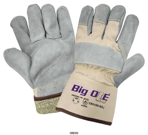 GGS Leather Gloves, Cut Level A4, Big Ole CR2100