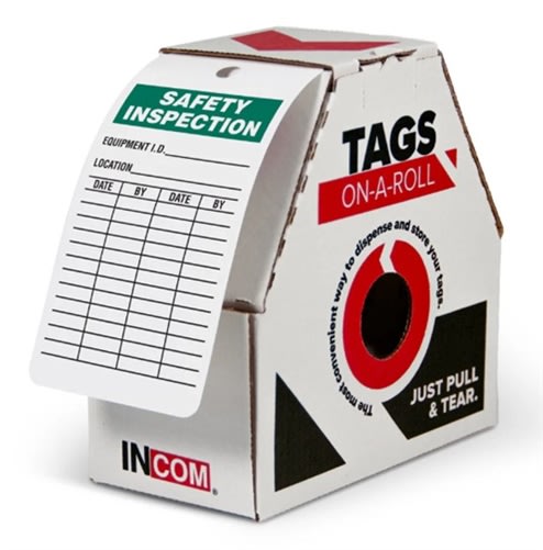Incom Safety Inspection Record, 250 Tags RT8004F