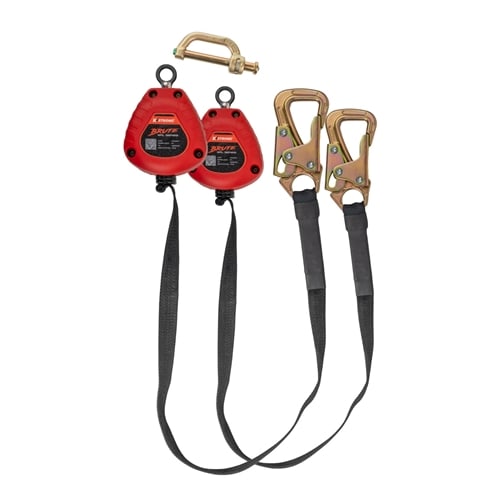 KStrong Brute Dual 9 Ft Web SRL, Class 1, Tie-Back Hooks, UFS359506D