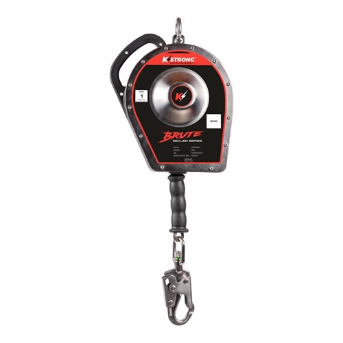KStrong Brute Sealed Series 60 Ft Cable SRL, Class 1, Snap Hook, UFS570060