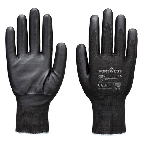 Portwest Cut Resistant A9 Gloves, Touchscreen, A680