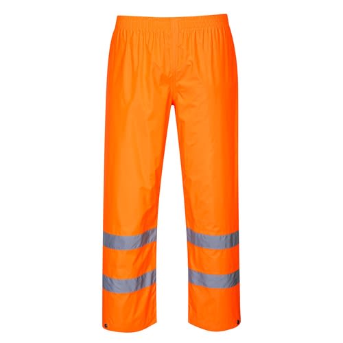 Portwest Hi-Vis Rain Pants, Orange H441