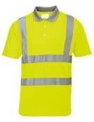 Portwest Class 2 Shirt, Hi Vis Yellow, Short Sleeve S477