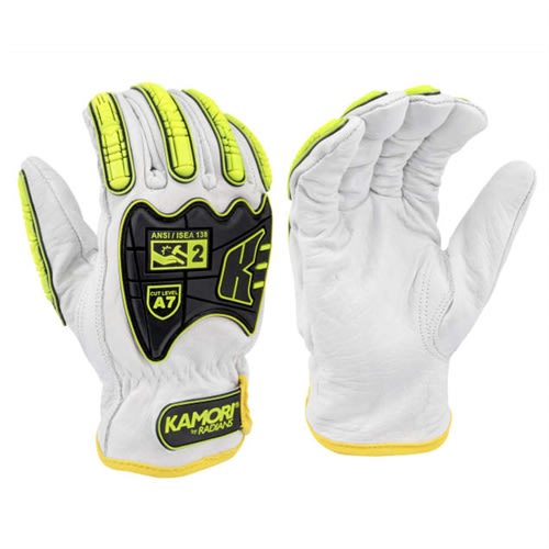 Radians Cut Level A7 Leather Glove, TPR, RWG47