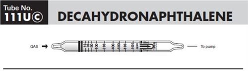 Sensidyne Decahydronaphthalene Detector Tube 111Uc, 2-200 ppm