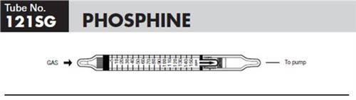 Sensidyne Phosphine Gas Detector Tube 121SG 5-150 ppm