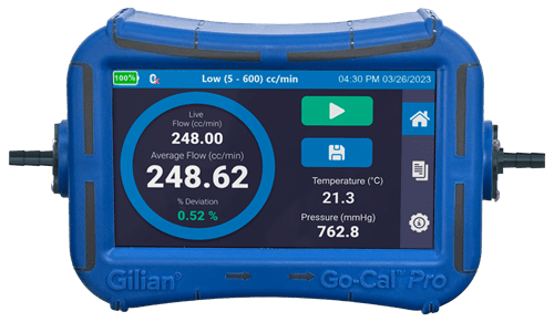 Gilian Go-Cal Pro Low/High Flow Calibrator, 910-1950-EN-R