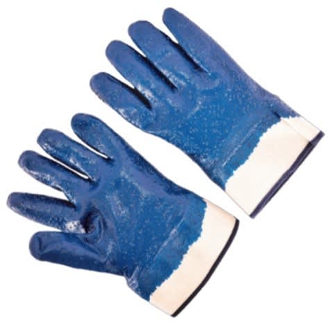 Seattle Glove Blue Nitrile Gloves, Heavy Weight V9870RBT