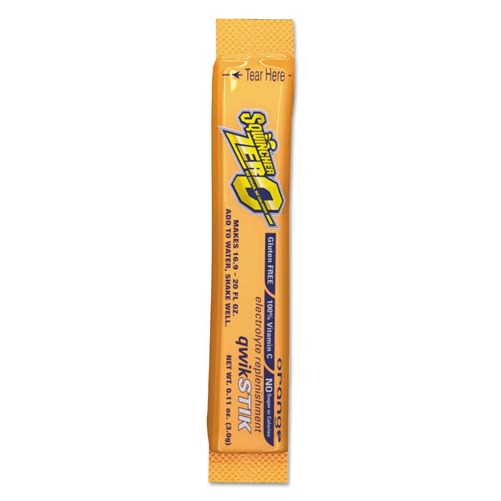 Sqwincher Electrolyte Qwik Stik Zero Orange, 159060100