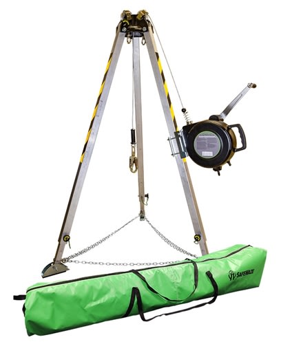 SafeWaze 7" Adjustable Tripod Kit, 3-Way, Storage Bag, 019-11002