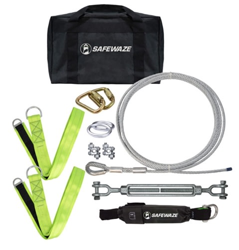 SafeWaze 100 Ft Cable Horizontal Lifeline 019-8027