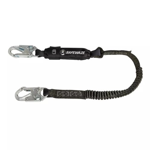 SafeWaze Energy Absorbing Lanyard, Hooks, FS570