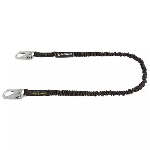 SafeWaze 6 Ft Energy Absorbing Lanyard, Hooks FS580