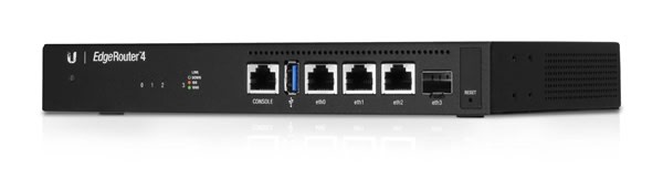 EdegRouter-4 EdgeMax 4-Port Gig, SFP by Ubiquit EdegRouter-4 EdgeMax 4-Port Gig, SFP by Ubiquit
