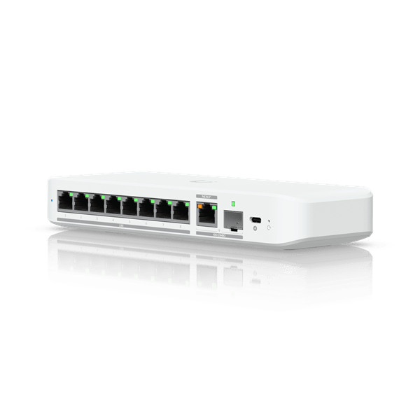 USW-FLEX-2.5G-8 Ubiquiti UniFi 8-port, 2.5G, SFP+, USB-C/POE+ power