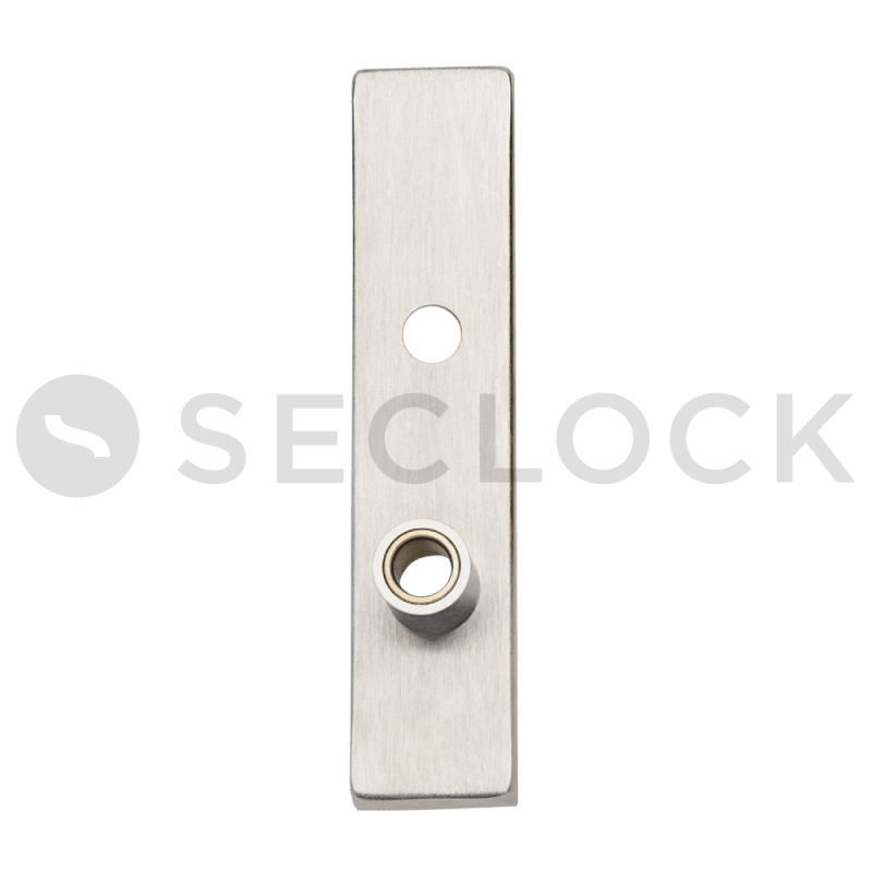 Schlage 09-637L 630 Outside Emergency Turn x Lever L Escutcheon & Bushing, Satin Stainless Steel
