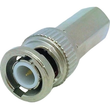 PRO 0E-BNCT56PTP 18-22 AWG Male BNC Twist-on RG59 PVC, RG6 Plenum, 10-Pack