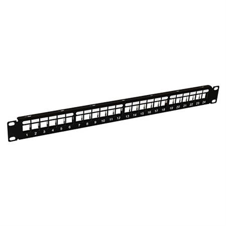 PRO 0E-BP24 24-Port Flush Mount Blank Patch Panel