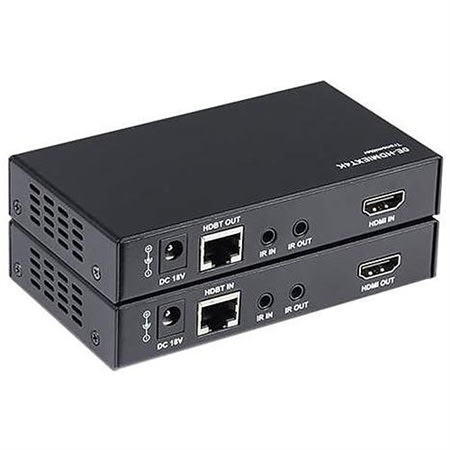 AVARRO 0E-HDMIEX4KL 4K 60hz HDBT PoE/HDCP 2.2 Extender, Black (Replaces HDMIEXT4K)