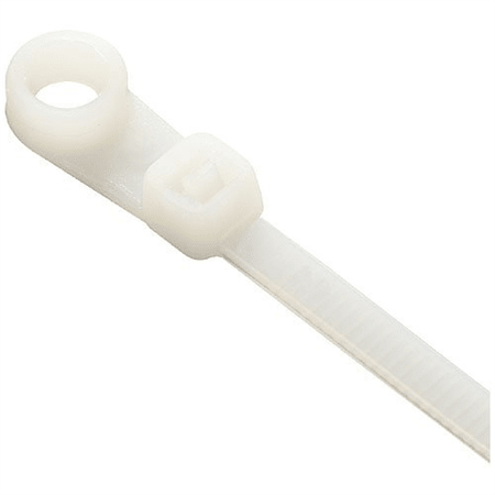 PRO 0E-WTS850N10 8" Wire Ties with Screw Mount, 1000-Pack, Natural (Replaces 0E-WTS8N10)