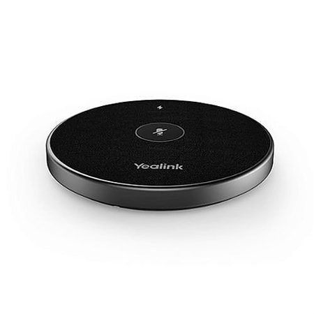 Yealink VCM36-W Wireless Microphone for Video Conferencing System, 360Â° Voice Pickup, Built-In Microphones