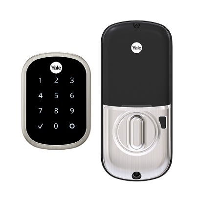 Yale YRD256-ZW2-619 Assure Lock SL Key Free Touchscreen Deadbolt with Z-Wave Plus, Satin Nickel