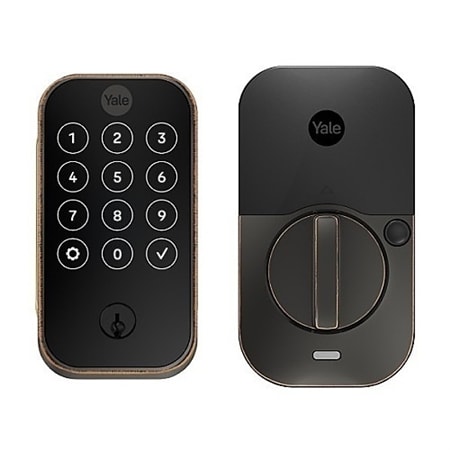 Yale YRD624-ZW2-0BP Pro 2 Keyed Lock Touchscreen with Z-Wave ZW2, Oil-Rubbed Bronze