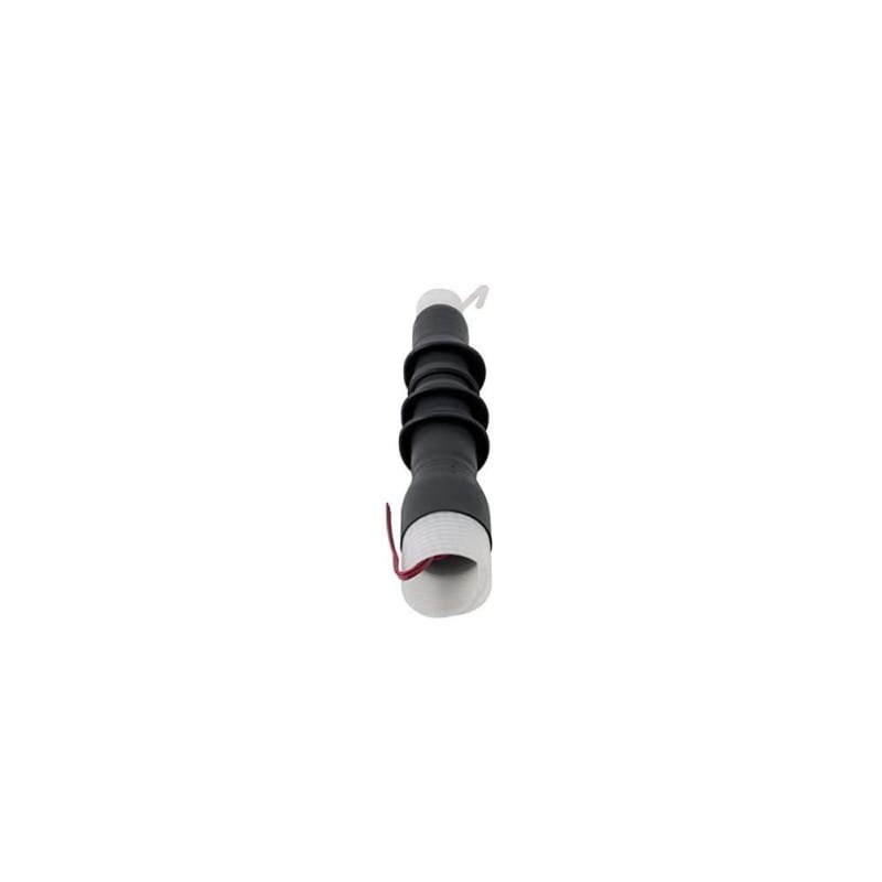 3M 7653-S-4 Cold Shrink Termination Kit, 4/0 AWG to 500 MCM, Black