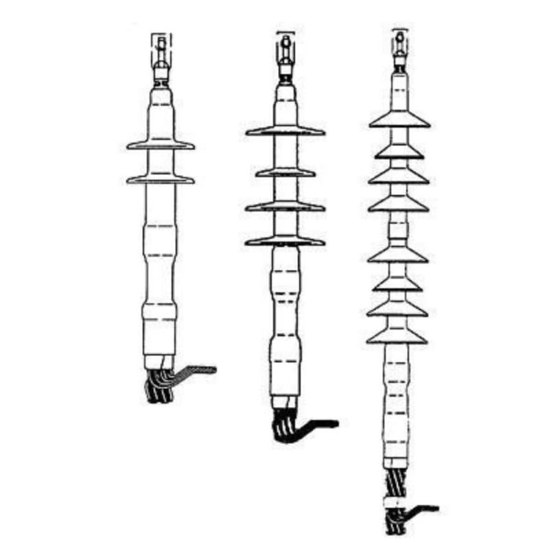 3M 7693-S-4 Cold Shrink Termination Kit, 1 AWG to 300 MCM, Black 3M 7693-S-4 Cold Shrink Termination Kit, 1 AWG to 300 MCM, Black