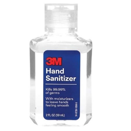 3m hand sanitizer hs02 2 oz bottle