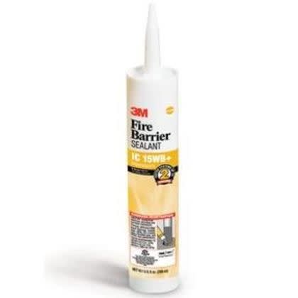 3M Yellow Fire Barrier Caulk, 10.1 Fl Oz Cartridge, Latex Based IC-15WB+-