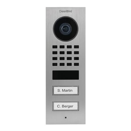 DoorBird DB-D1102V Flush Mount IP Video Intercom System, PoE