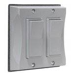 Hubbell-Raco 5127-0 Weatherproof Cover, 2 Gang