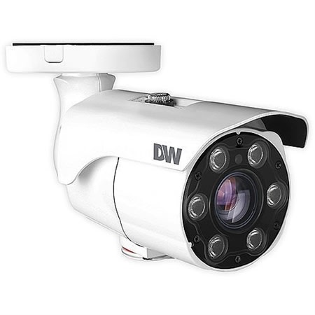 Digital Watchdog DWC-MB45IALPRTW MEGApix 5MP License Plate Recognition IR Bullet IP Camera, 6-50mm Varifocal Lens, White, Replaces DWC-MB45IALPRT