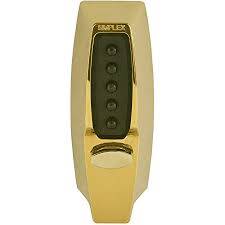 DormaKaba 7104-05-41 Combination Deadlatch, Adjustable 2-3/8" to 2-3/4" Backset, Antique Brass