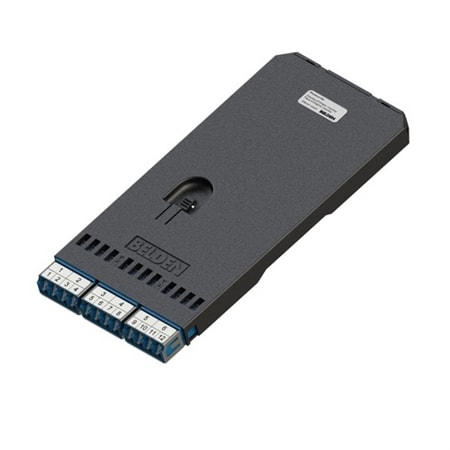 Belden FCSD06LDFP FX DCX Splice Cassette, OS2, 6-Port, LC Duplex with 250Âµm Pigtails