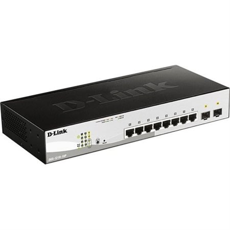 D-Link DGS-1210-10P 10-Port Gigabit Smart Managed PoE Switch with 65W PoE Budget