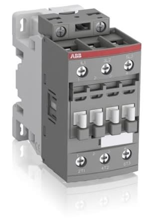 ABB AF26-30-00-13 Contactor IEC, 45A, 600VAC Rated, 100-250 VAC/VDC, 3P, No Auxiliary Contacts