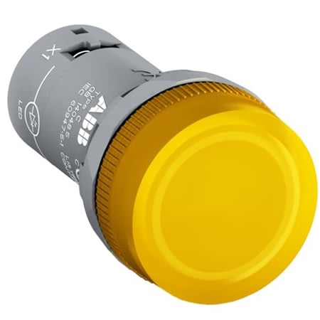cl2520y pilot light cl2 yellow 220v dc