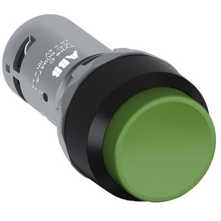 cp310g11 22mm assembled pushbutton extended green