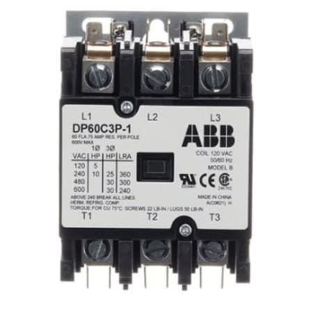 dp60c3p1 definite purpose contactor 60a nonreversi