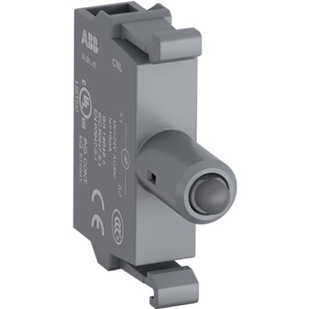 mlbl02w lamp block led white 48v 3 position holder