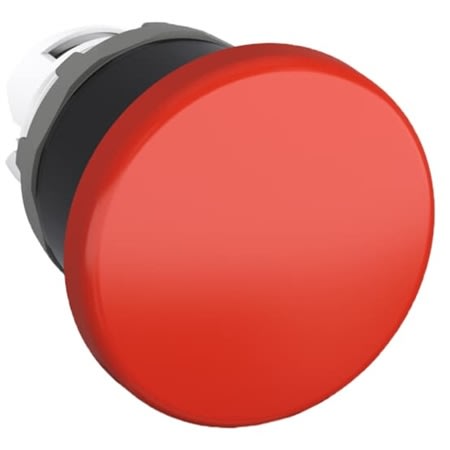 mpm110r mushroom head pushbutton red modular