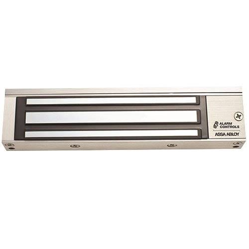 Alarm Controls 320S Single Magnetic Lock, 300lbs., Clear Anodized