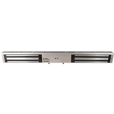 Alarm Controls 600DLB Double Magnetic Lock with LED Status Indicator, Bond Sensor and Door Status Sensor, Clear Anodized